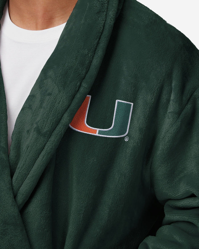 Miami Hurricanes Lazy Day Team Robe FOCO - FOCO.com