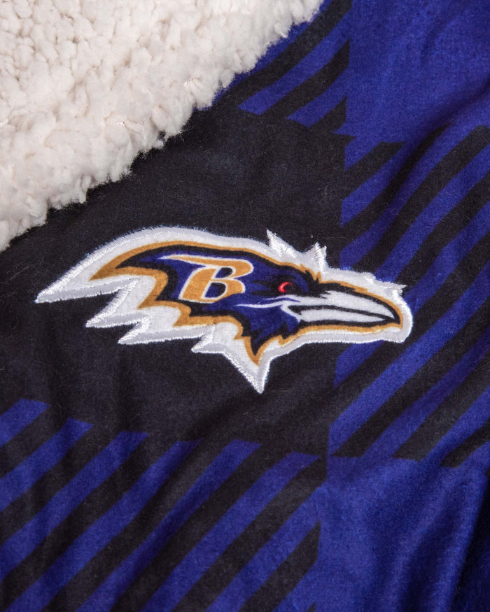 Baltimore Ravens Lounge Life Reversible Robe FOCO - FOCO.com