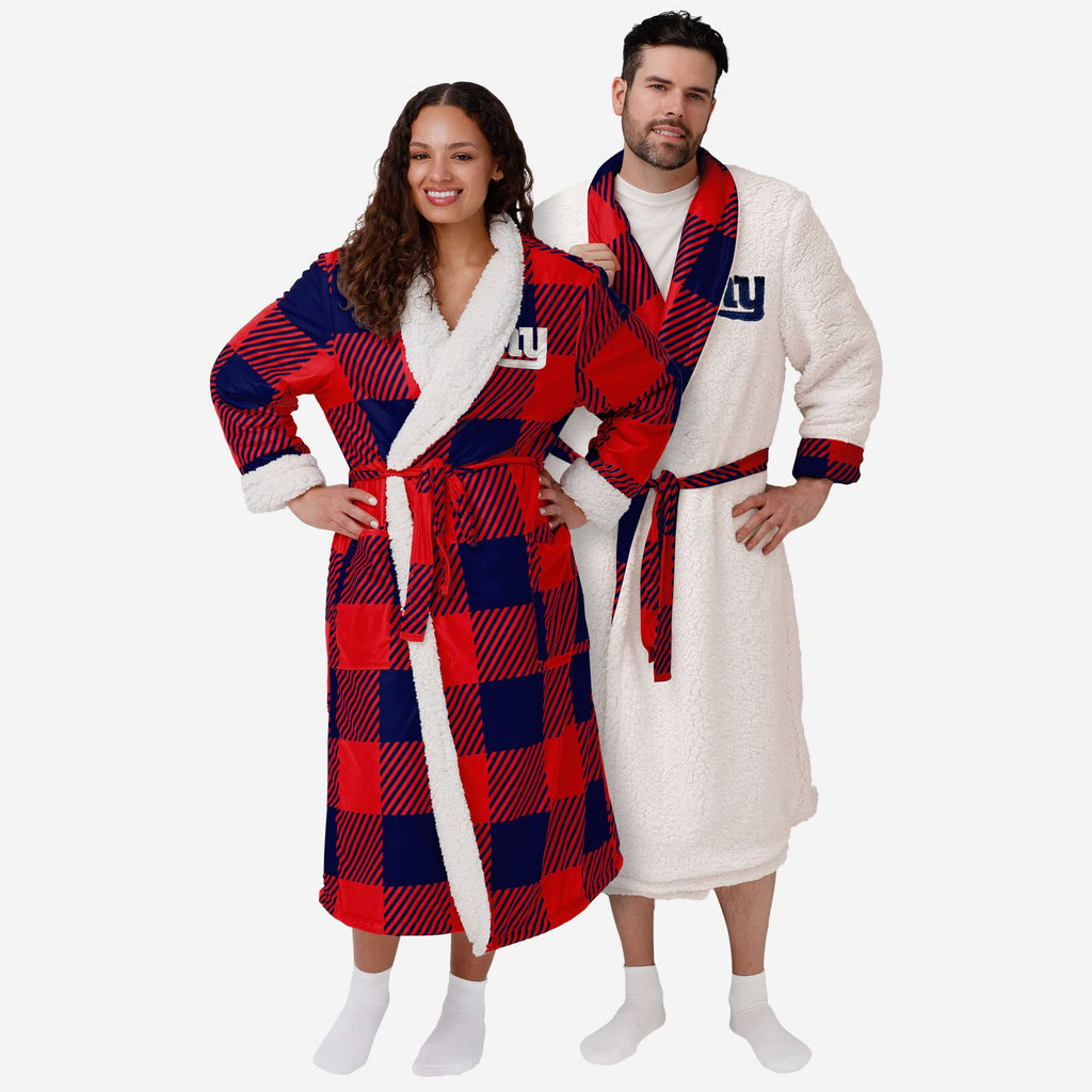 New York Giants Lounge Life Reversible Robe FOCO S/M - FOCO.com