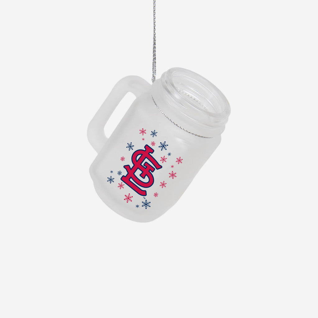 St Louis Cardinals Mason Jar Ornament FOCO - FOCO.com