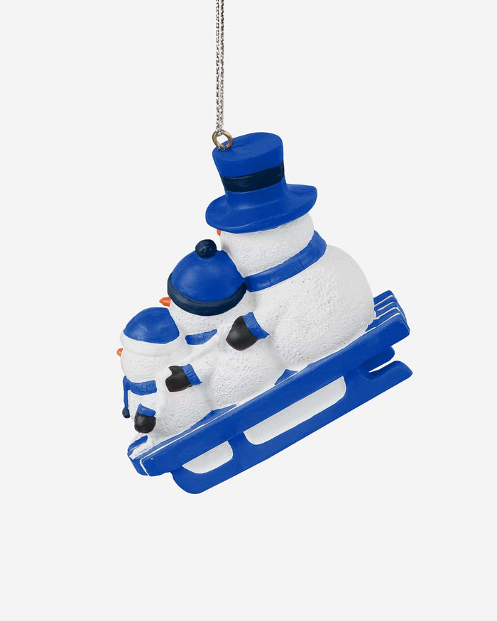 Toronto Blue Jays Sledding Snowmen Ornament FOCO - FOCO.com