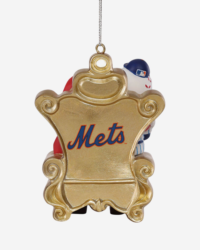 Mr. Met New York Mets Mascot On Santa's Lap Ornament Foco - FOCO.com