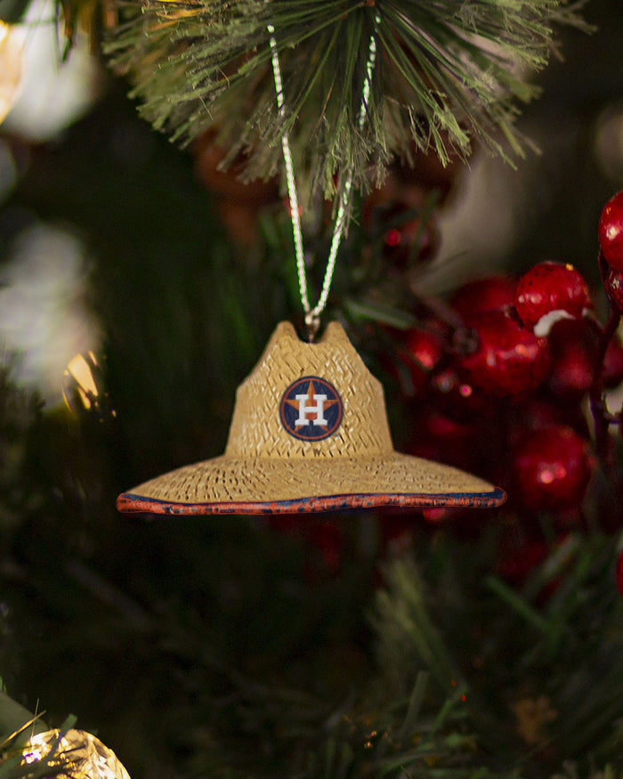 Houston Astros Straw Hat Ornament FOCO - FOCO.com