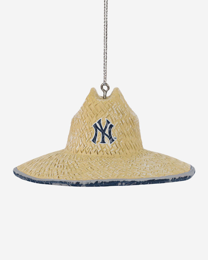 New York Yankees Straw Hat Ornament FOCO - FOCO.com