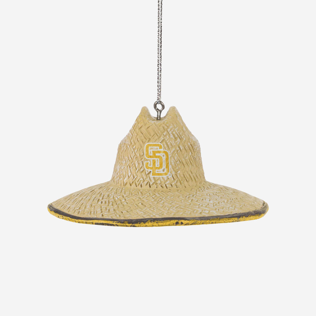San Diego Padres Straw Hat Ornament FOCO - FOCO.com