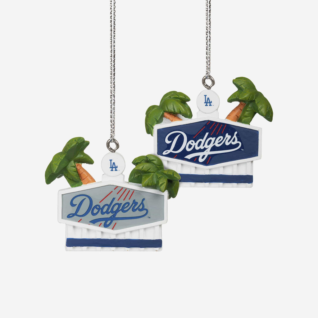 Los Angeles Dodgers 2 Pack Thematic Ornament Set FOCO - FOCO.com