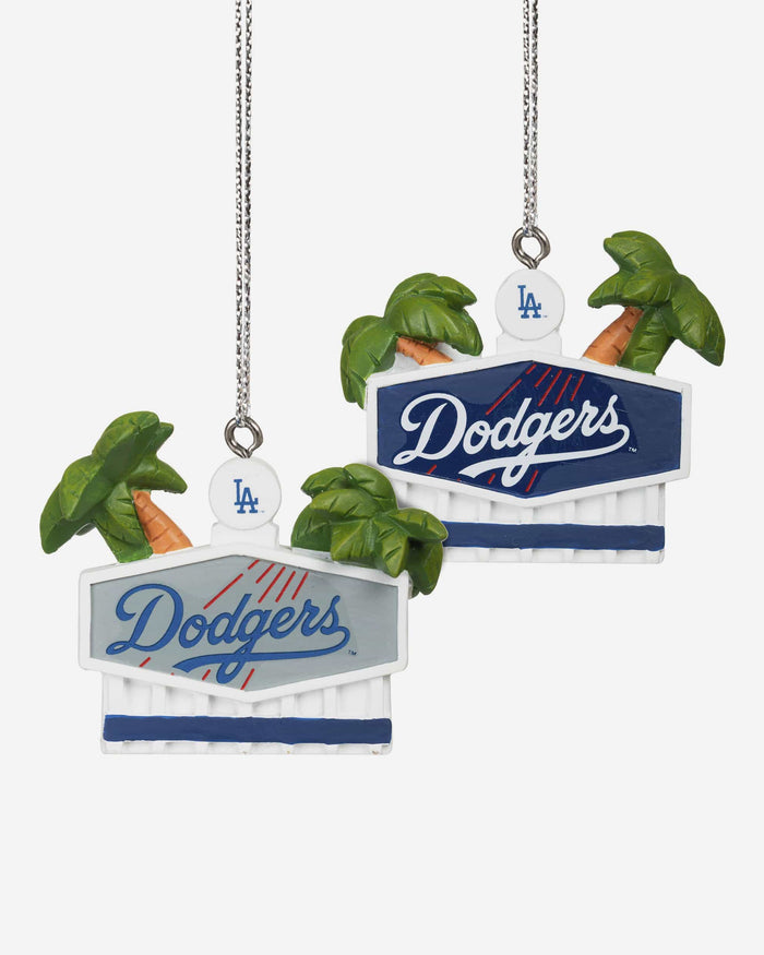 Los Angeles Dodgers 2 Pack Thematic Ornament Set FOCO - FOCO.com