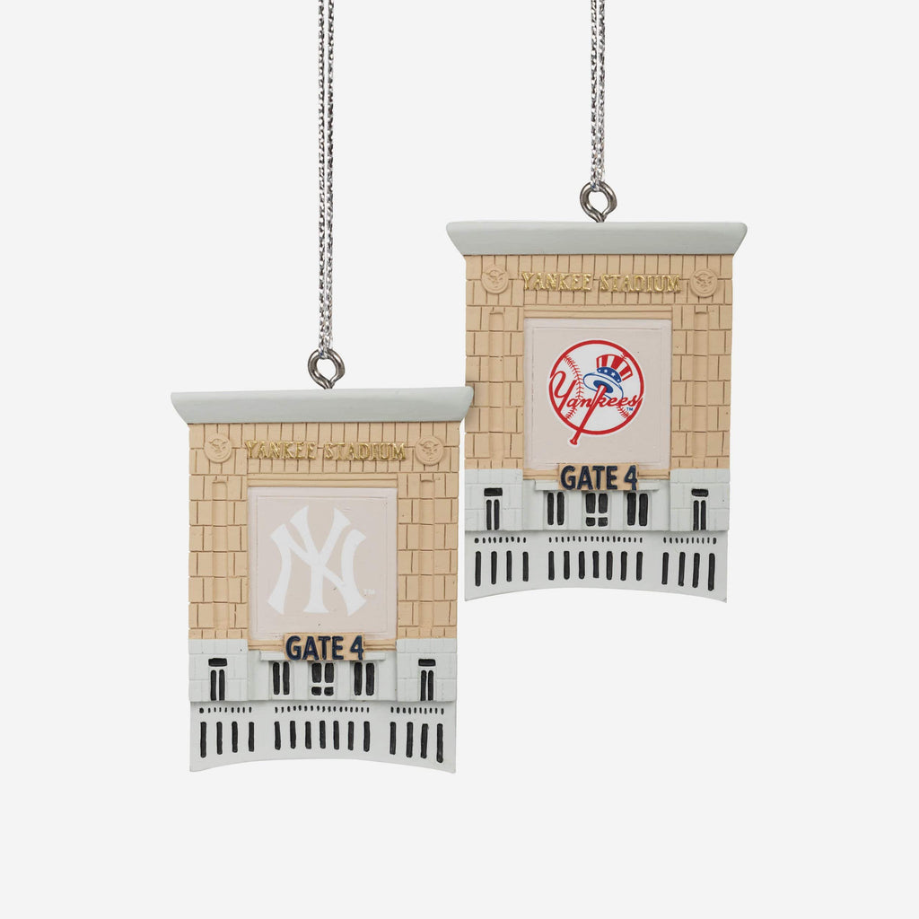 New York Yankees 2 Pack Thematic Ornament Set FOCO - FOCO.com