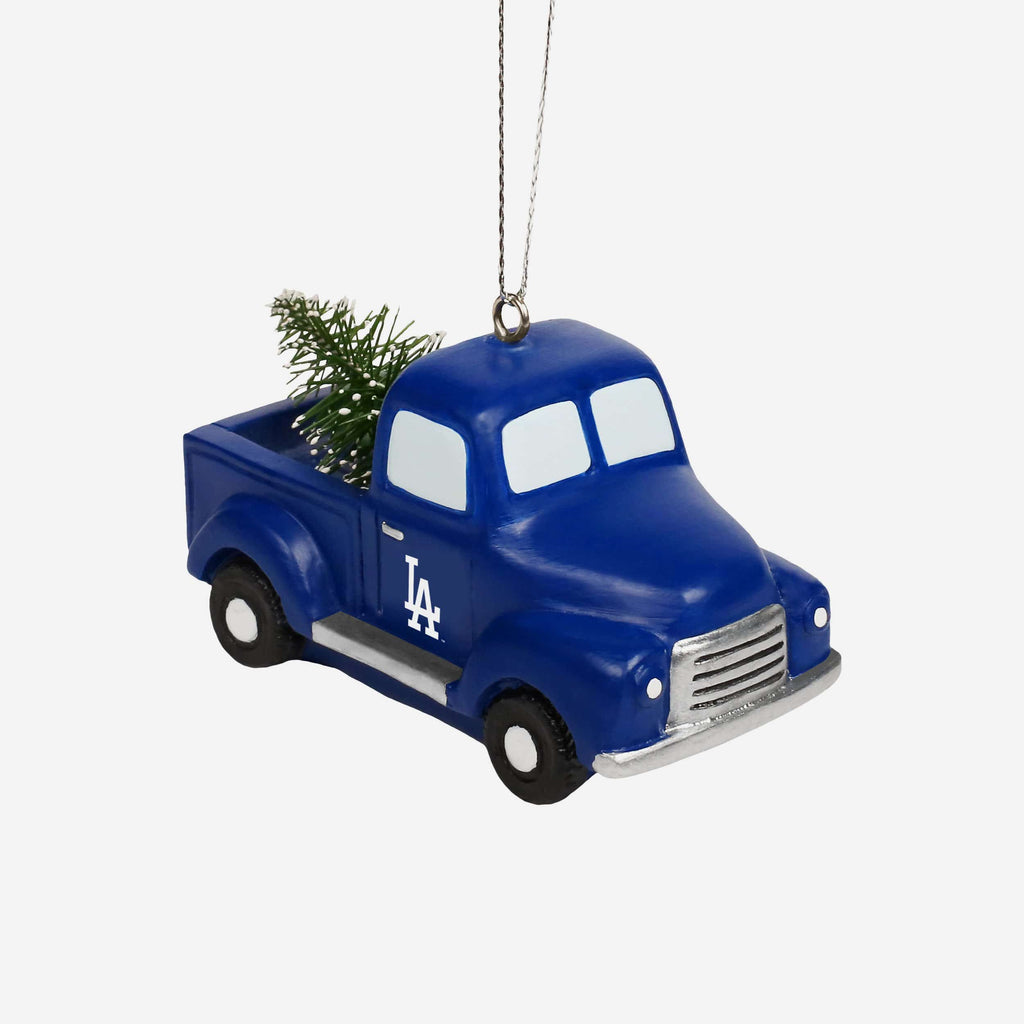 Los Angeles Dodgers Truck With Tree Ornament FOCO - FOCO.com