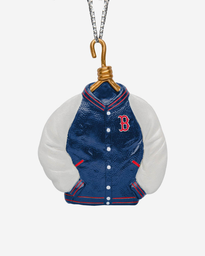 Boston Red Sox Varsity Jacket Ornament FOCO - FOCO.com