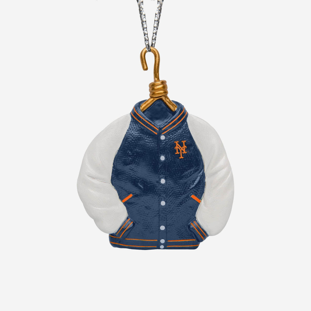 New York Mets Varsity Jacket Ornament FOCO - FOCO.com