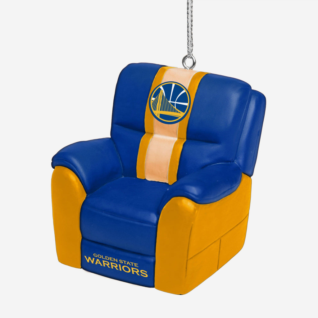 Golden State Warriors Reclining Chair Ornament FOCO - FOCO.com