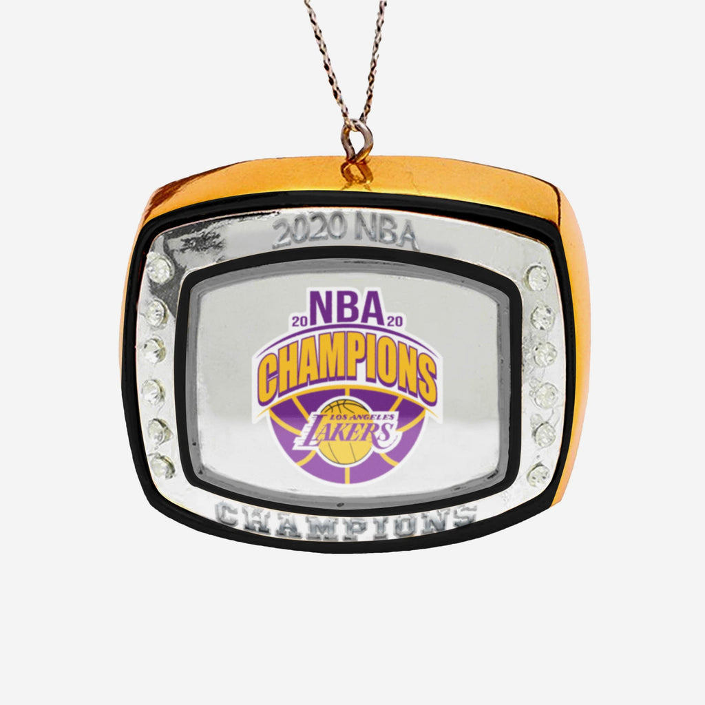 Los Angeles Lakers 2020 NBA Champions Ring Ornament FOCO - FOCO.com