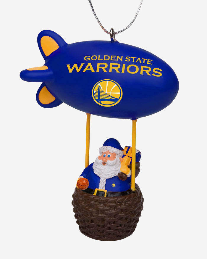 Golden State Warriors Santa Blimp Ornament FOCO - FOCO.com