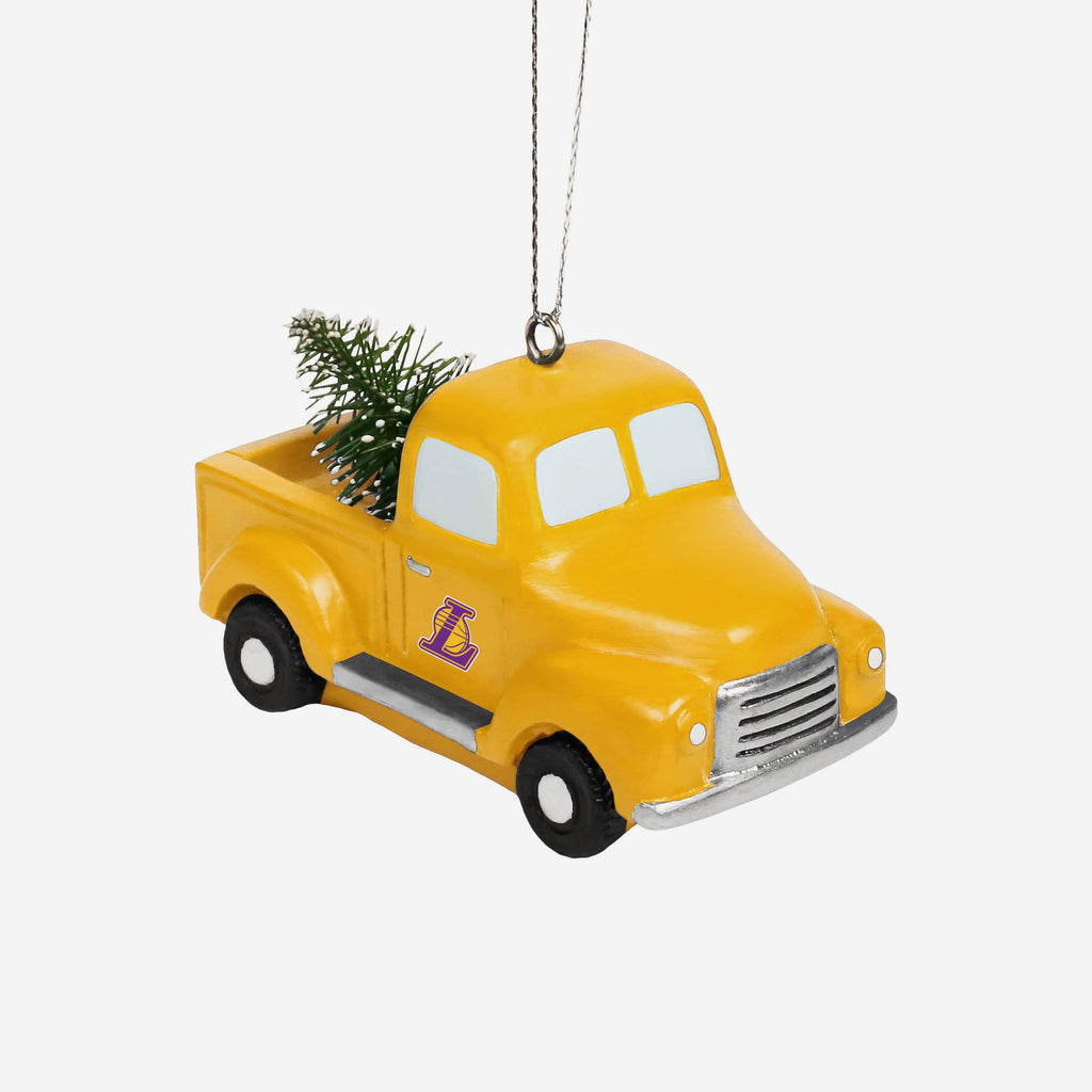 Los Angeles Lakers Truck With Tree Ornament FOCO - FOCO.com