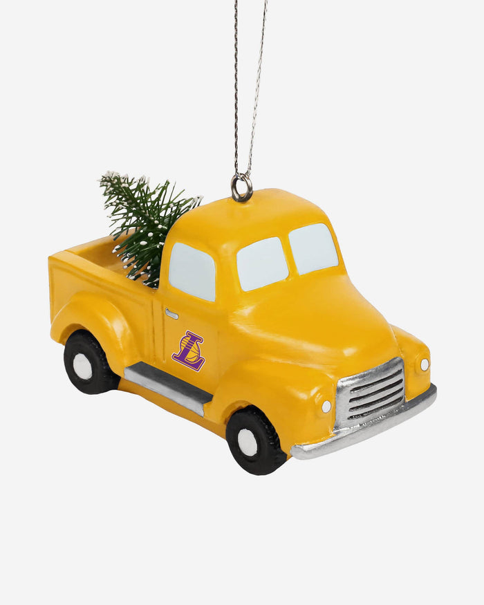 Los Angeles Lakers Truck With Tree Ornament FOCO - FOCO.com