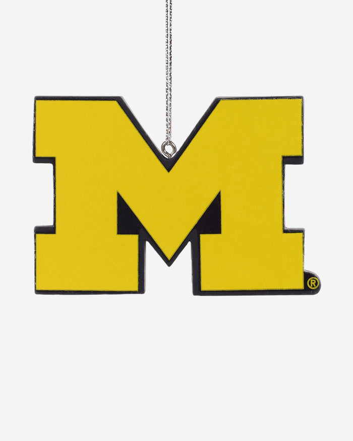 Michigan Wolverines Holiday Cheer Logo Ornament FOCO - FOCO.com