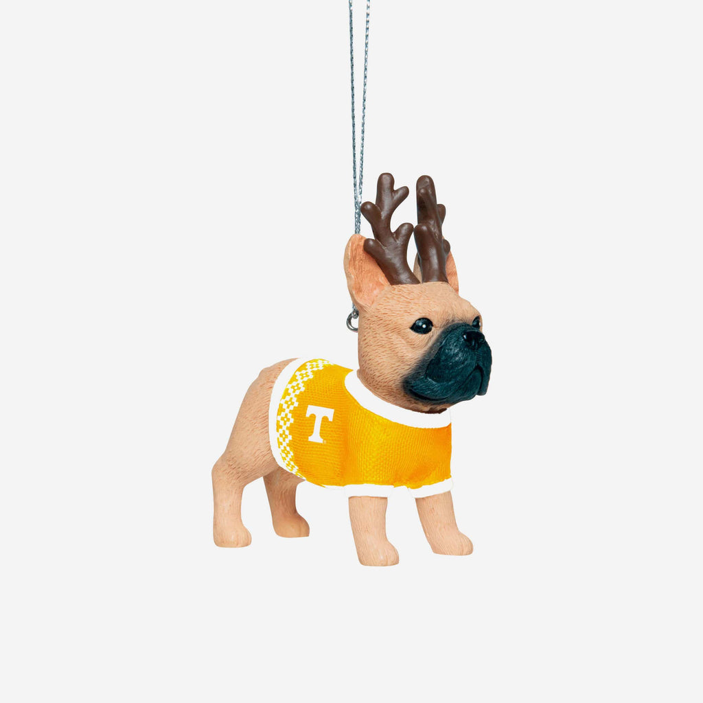 Tennessee Volunteers French Bulldog Wearing Sweater Ornament FOCO - FOCO.com