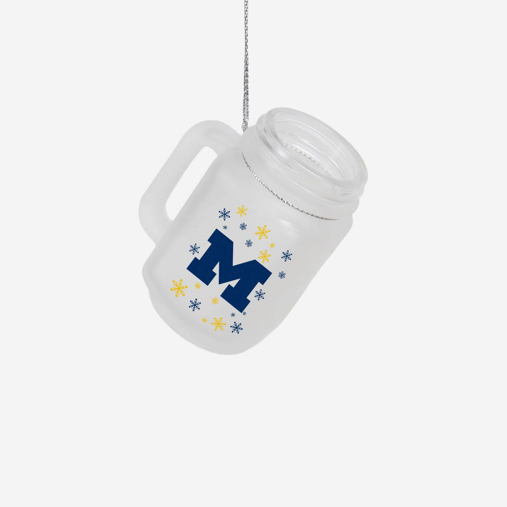 Michigan Wolverines Mason Jar Ornament FOCO - FOCO.com