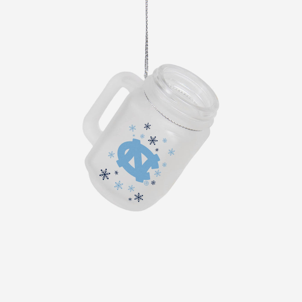 North Carolina Tar Heels Mason Jar Ornament FOCO - FOCO.com