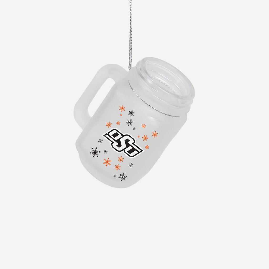 Oklahoma State Cowboys Mason Jar Ornament FOCO - FOCO.com