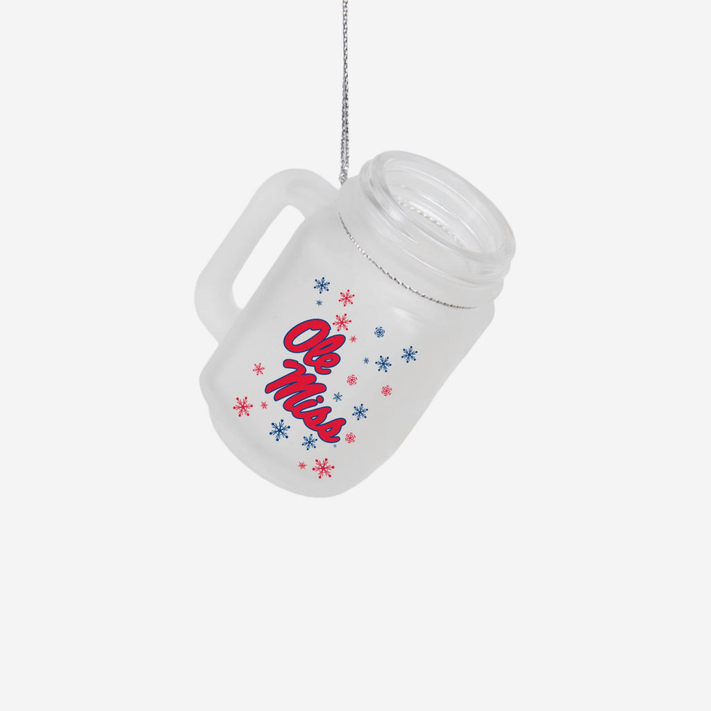 Ole Miss Rebels Mason Jar Ornament FOCO - FOCO.com