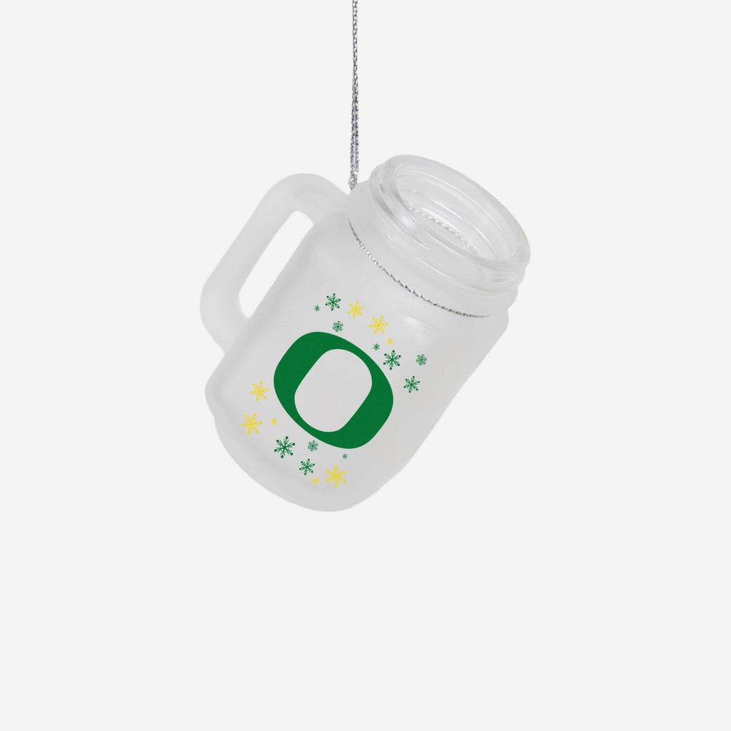 Oregon Ducks Mason Jar Ornament FOCO - FOCO.com
