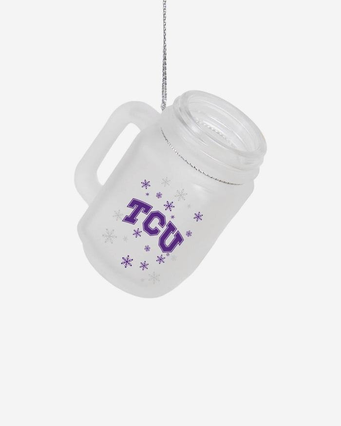 TCU Horned Frogs Mason Jar Ornament FOCO - FOCO.com