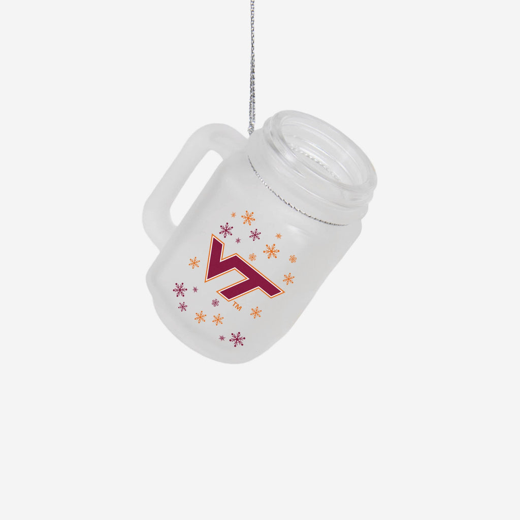 Virginia Tech Hokies Mason Jar Ornament FOCO - FOCO.com