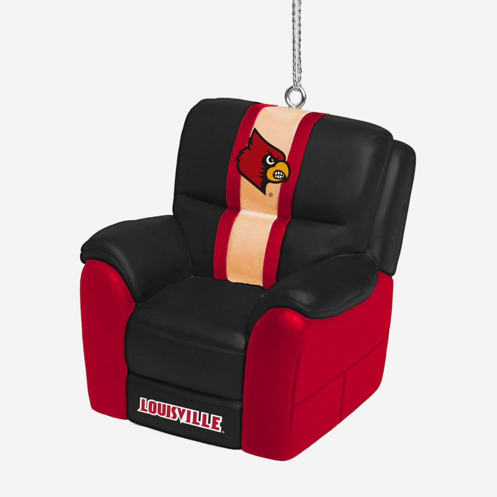 Louisville Cardinals Reclining Chair Ornament FOCO - FOCO.com