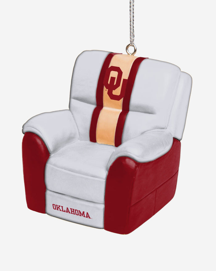 Oklahoma Sooners Reclining Chair Ornament FOCO - FOCO.com