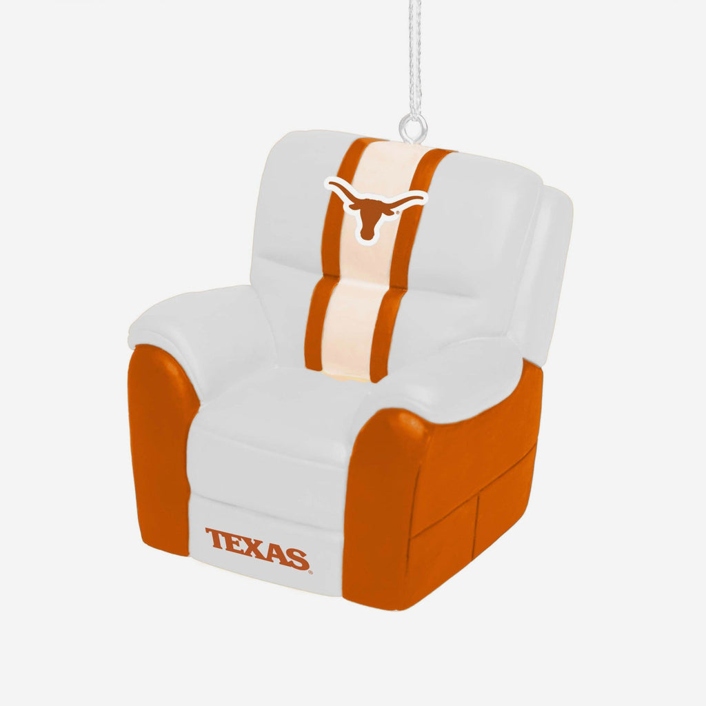 Texas Longhorns Reclining Chair Ornament FOCO - FOCO.com