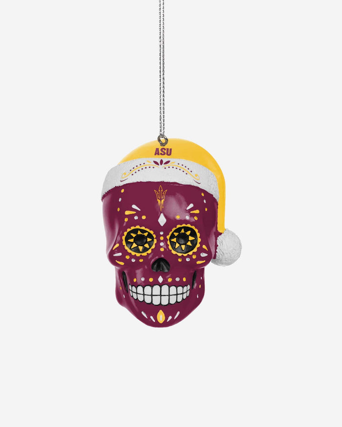 Arizona State Sun Devils Sugar Skull Ornament FOCO - FOCO.com
