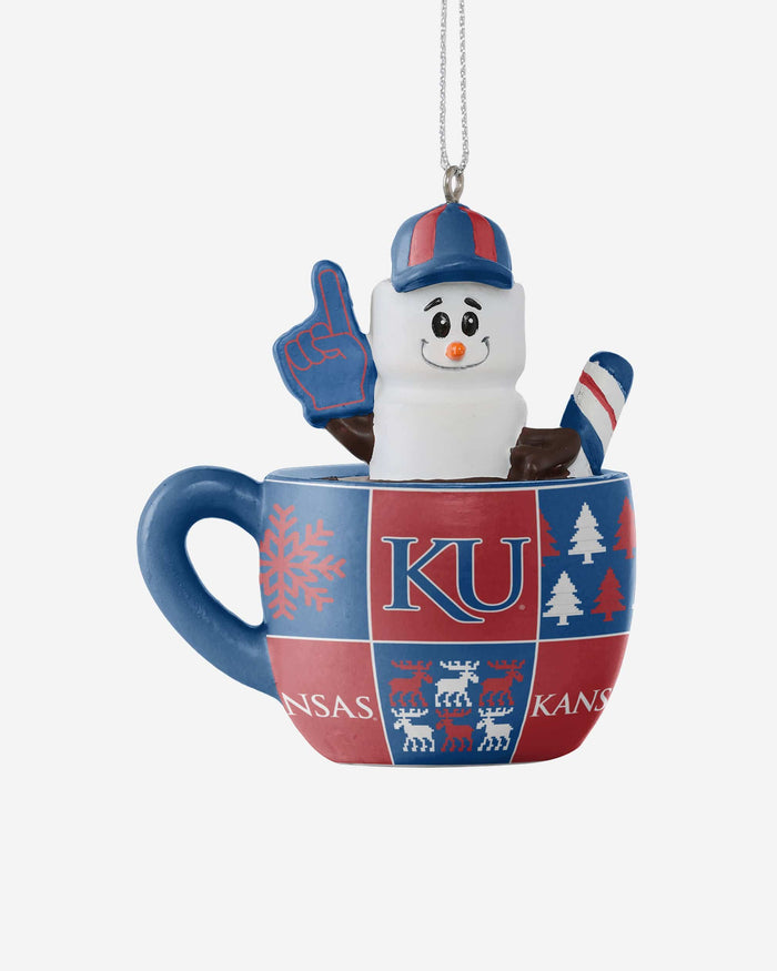 Kansas Jayhawks Smores Mug Ornament FOCO - FOCO.com