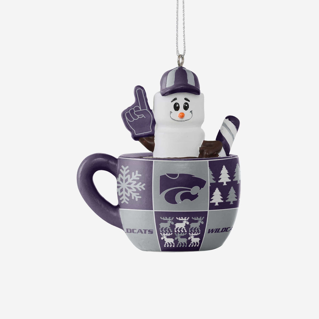 Kansas State Wildcats Smores Mug Ornament FOCO - FOCO.com