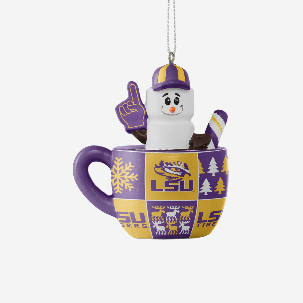 LSU Tigers Smores Mug Ornament FOCO - FOCO.com