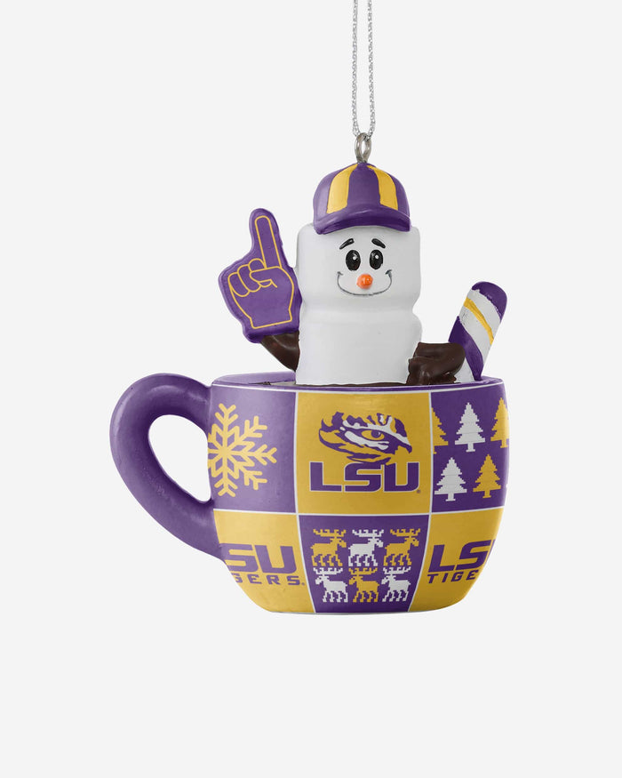 LSU Tigers Smores Mug Ornament FOCO - FOCO.com