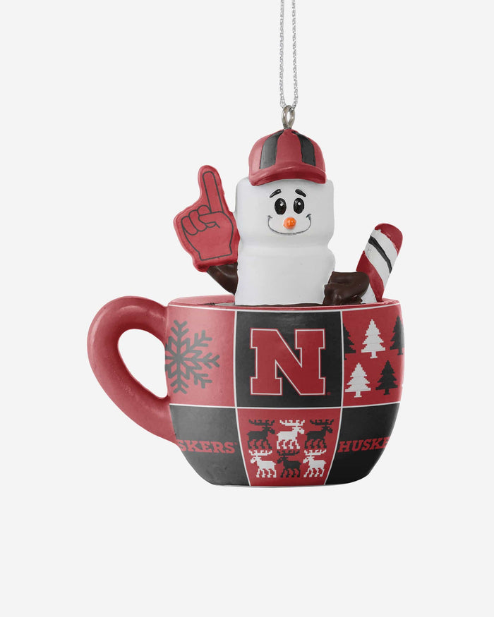Nebraska Cornhuskers Smores Mug Ornament FOCO - FOCO.com