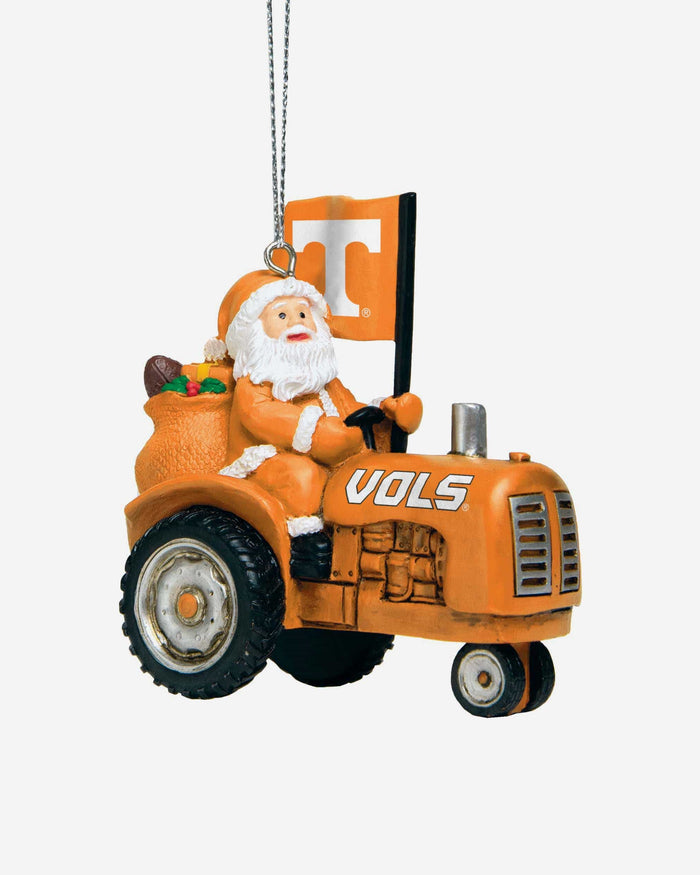 Tennessee Volunteers Santa Riding Tractor Ornament FOCO - FOCO.com