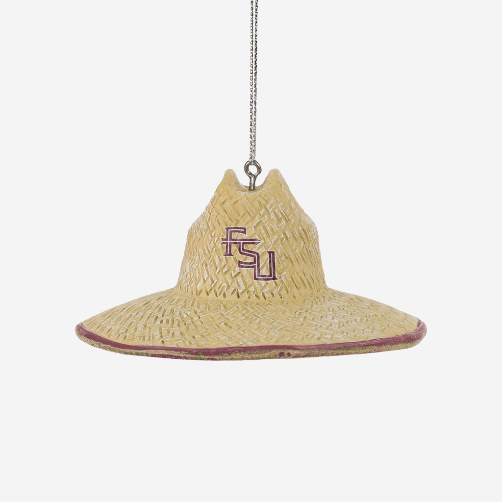 Florida State Seminoles Straw Hat Ornament FOCO - FOCO.com