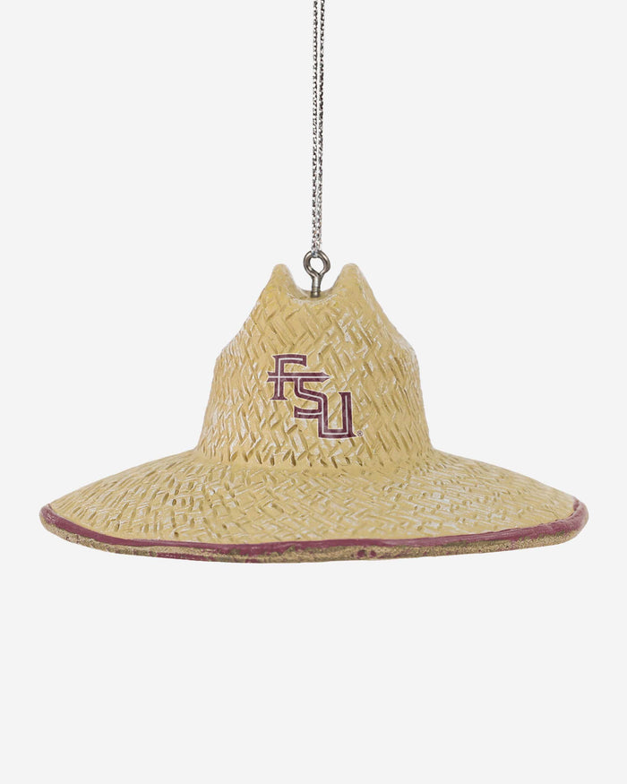Florida State Seminoles Straw Hat Ornament FOCO - FOCO.com