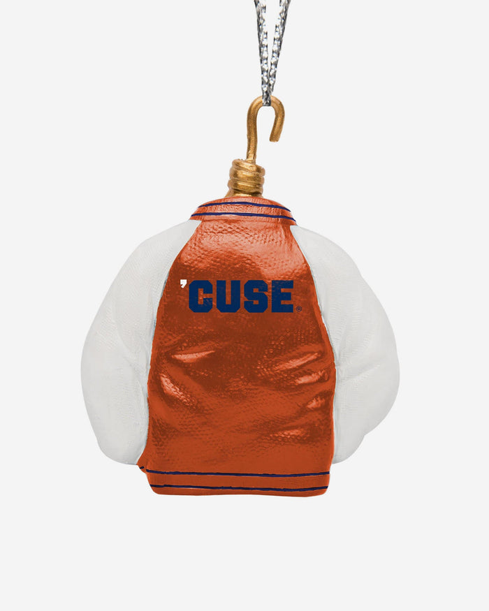 Syracuse Orange Varsity Jacket Ornament FOCO - FOCO.com