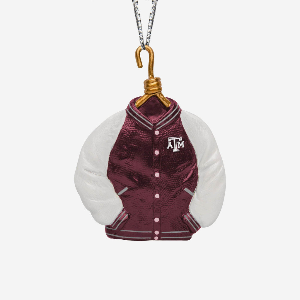 Texas A&M Aggies Varsity Jacket Ornament FOCO - FOCO.com