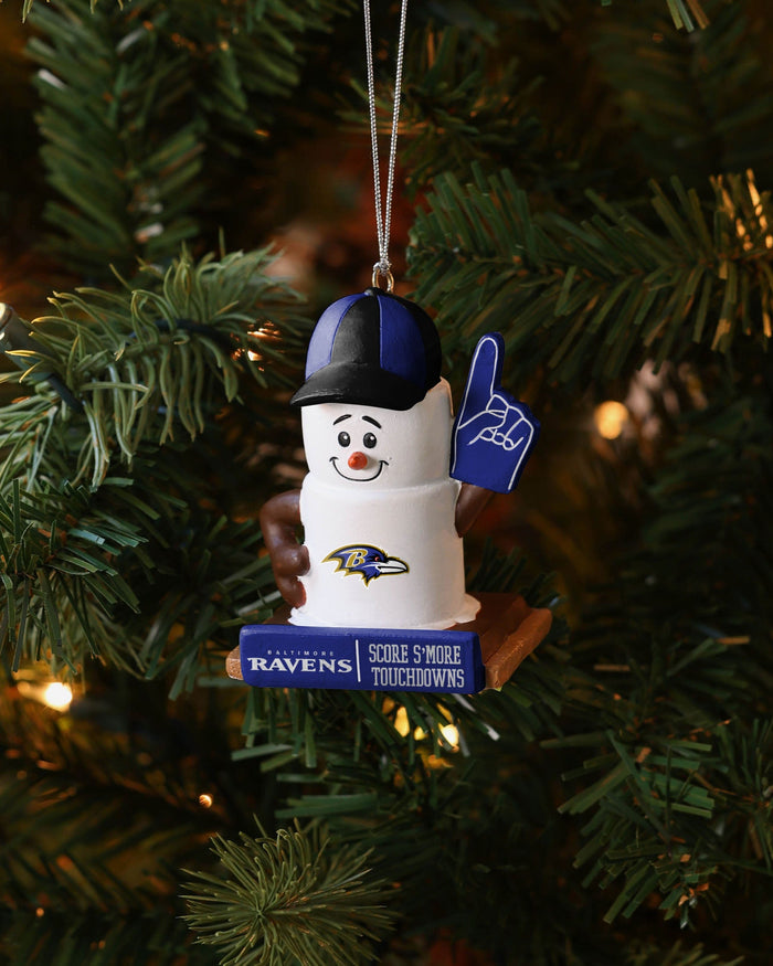 Baltimore Ravens Smores Ornament Foco - FOCO.com