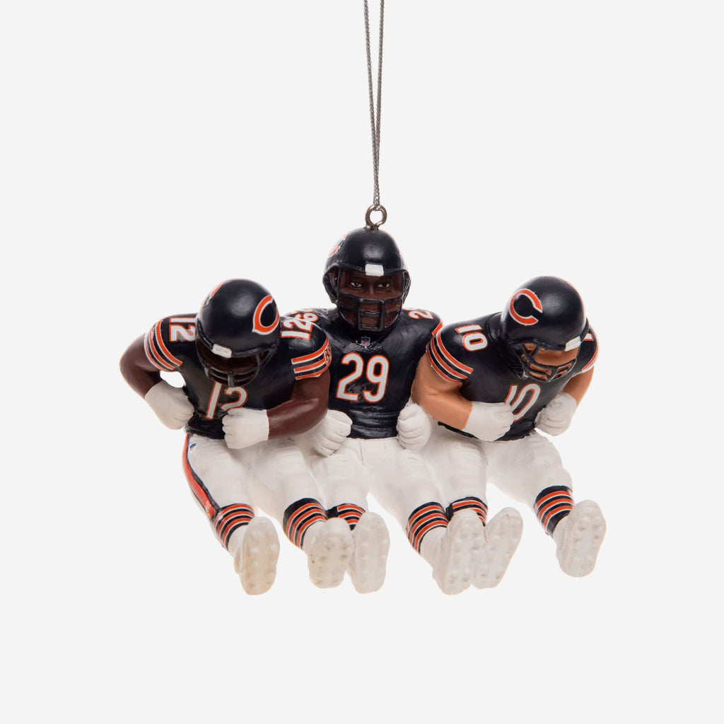 Chicago Bears 3 Player Team Celebration Ornament FOCO - FOCO.com