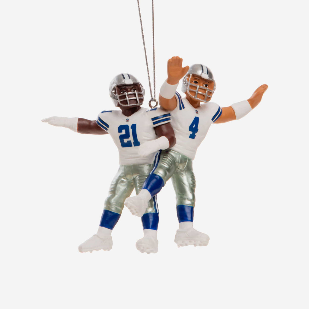 Dallas Cowboys 2 Player Team Celebration Ornament FOCO - FOCO.com