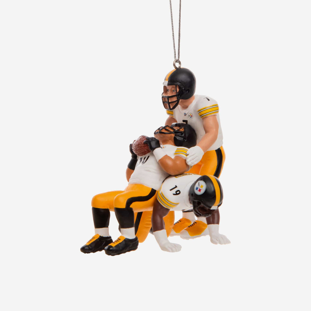 Pittsburgh Steelers 3 Player Team Celebration Ornament FOCO - FOCO.com
