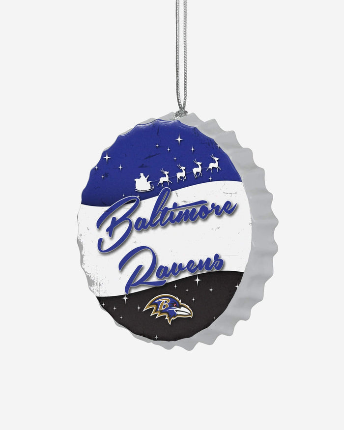 Baltimore Ravens Bottlecap Sign Ornament FOCO - FOCO.com