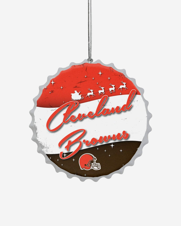 Cleveland Browns Bottlecap Sign Ornament FOCO - FOCO.com