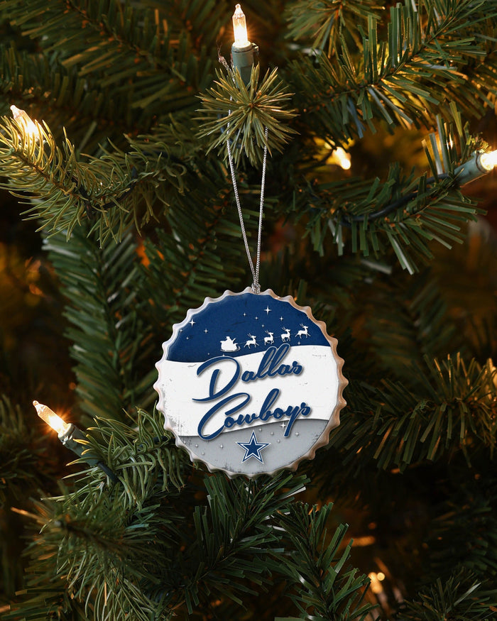 Dallas Cowboys Bottlecap Sign Ornament FOCO - FOCO.com